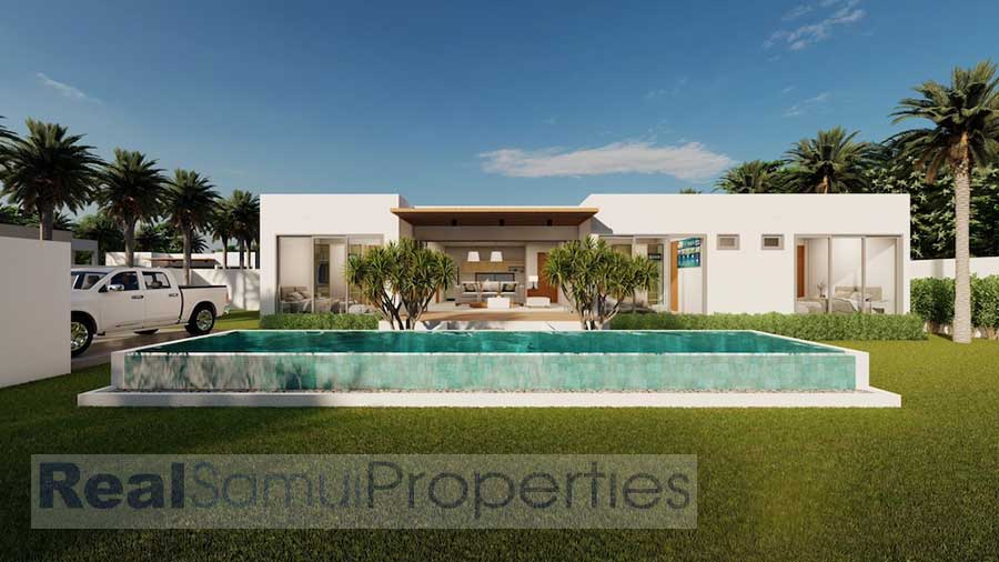 New 3-bed 232 sqm Garden Pool Villas, Hua Thanon